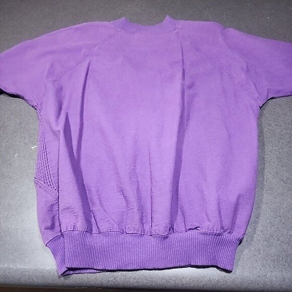 LA Seat Covers Womens Casual Regular Purple Lightweight Cotton Jacket Snaps - Picture 3 of 8